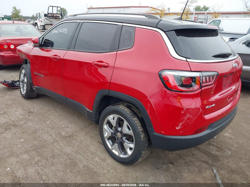 Vin: 3c4njdcb4kt669725, lot: 46732886, jeep compass limited 4x4 20193