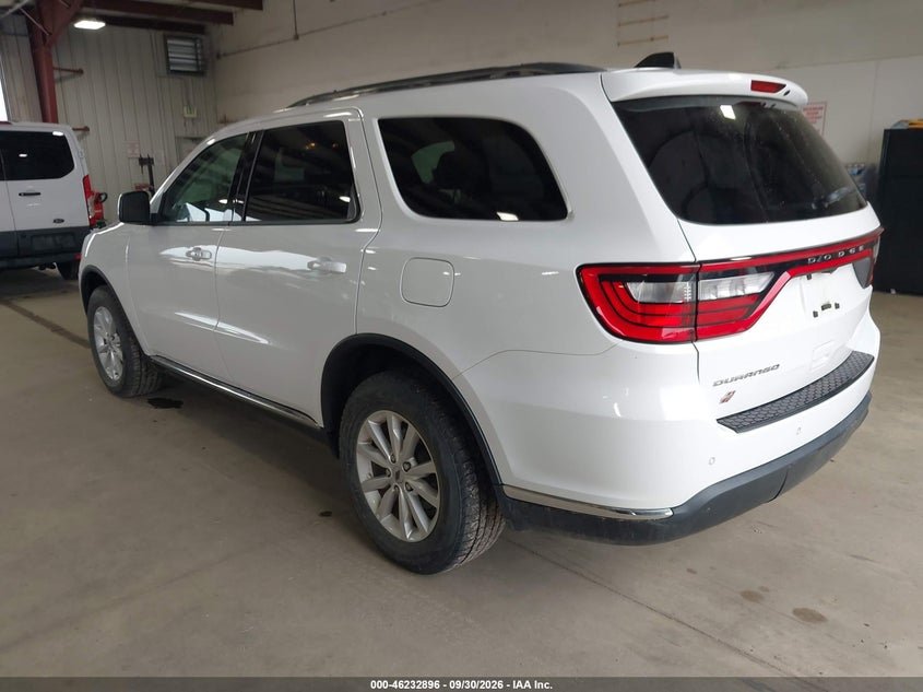 Vin: 1c4rdjag1kc827259, lot: 46732889, dodge durango sxt awd 20193