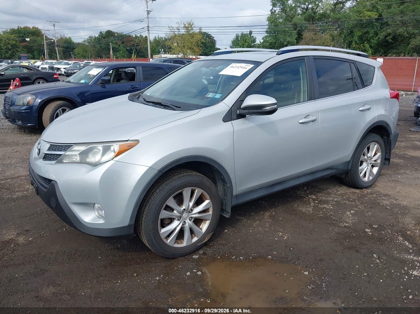 Vin: jtmdfrevxfj013866, lot: 46732910, toyota rav4 limited 20152