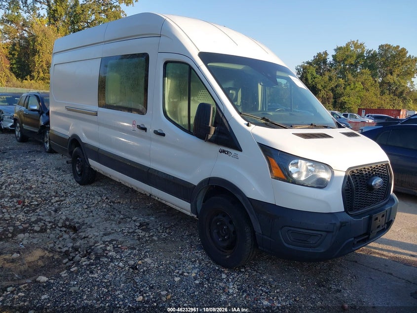 Vin: 1ftbw3x84mka61141, lot: 46732955, ford transit-350 cargo van 20211