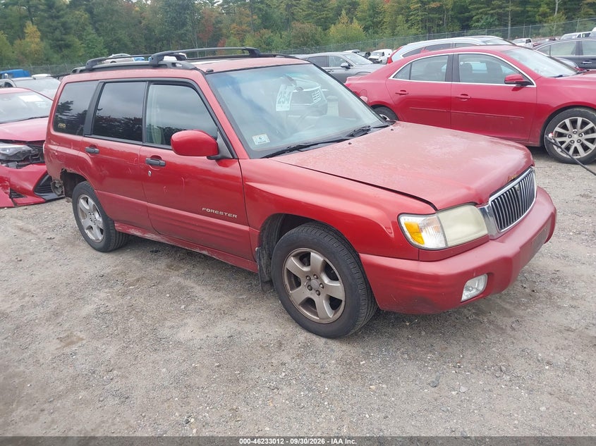 2002 Subaru Forester S, Right Rear, IAAI, VIN JF1SF65642H739955