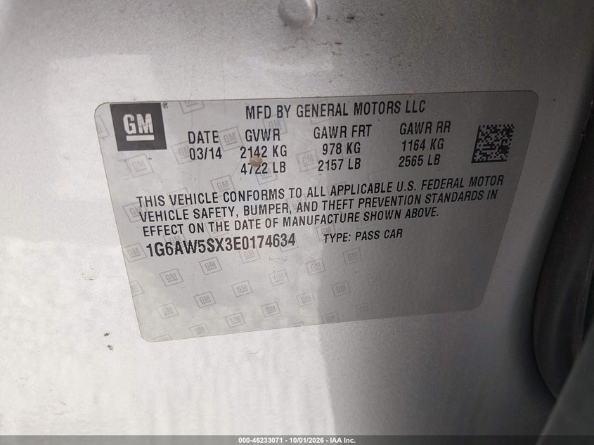 2014 CADILLAC CTS STANDARD · Фото 9