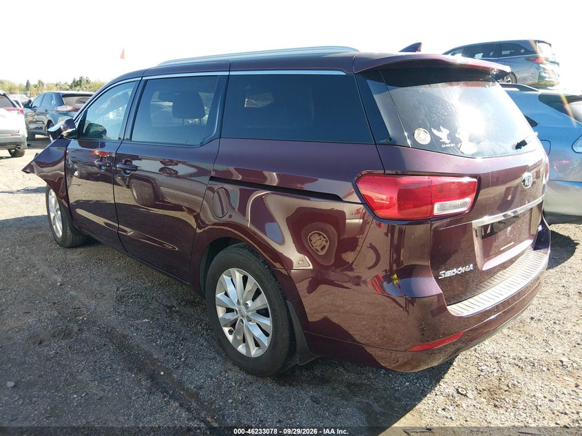 KIA SEDONA 2016 VIN KNDMC5C17G6143898
