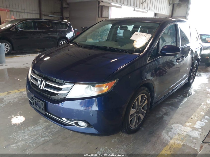 Vin: 5fnrl5h97gb129878, lot: 46733204, honda odyssey touring/touring elite 20162