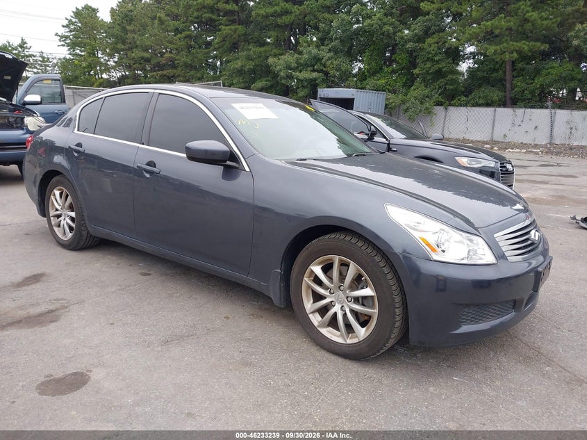 2009 Infiniti G37X, Ходова, IAAI, VIN JNKCV61F19M357759