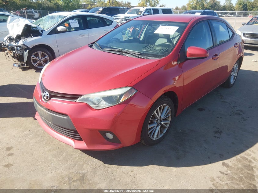 TOYOTA COROLLA 2014 VIN 5YFBURHE1EP174254