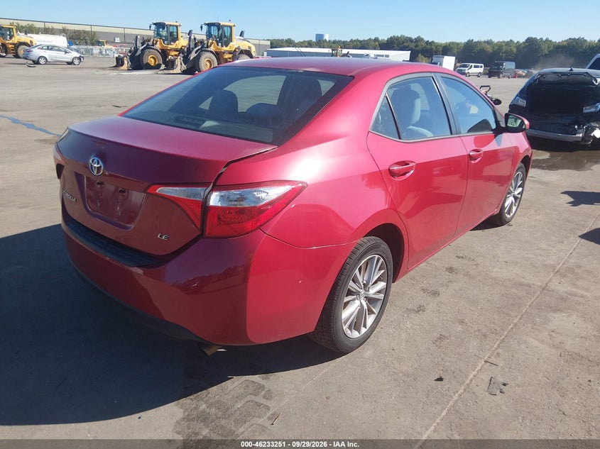 TOYOTA COROLLA 2014 VIN 5YFBURHE1EP174254