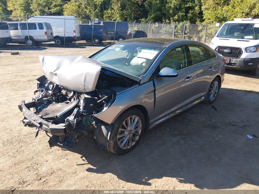 Vin: 5npe34afxfh114610, lot: 46733263, hyundai sonata limited 20152