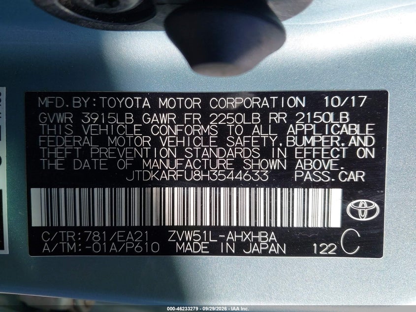 TOYOTA PRIUS - zdjęcie 9