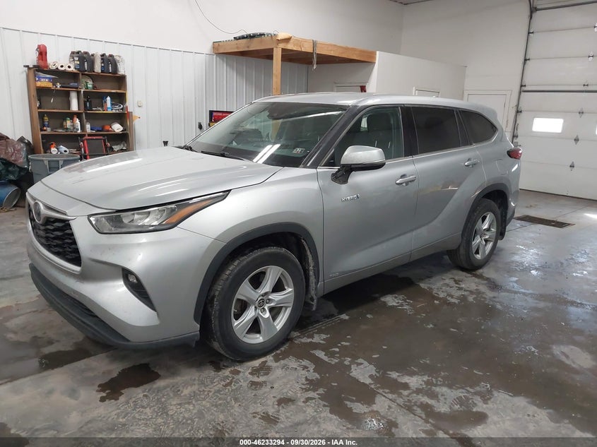 Vin: 5tdbbrchxls504761, lot: 46733288, toyota highlander hybrid le 20202