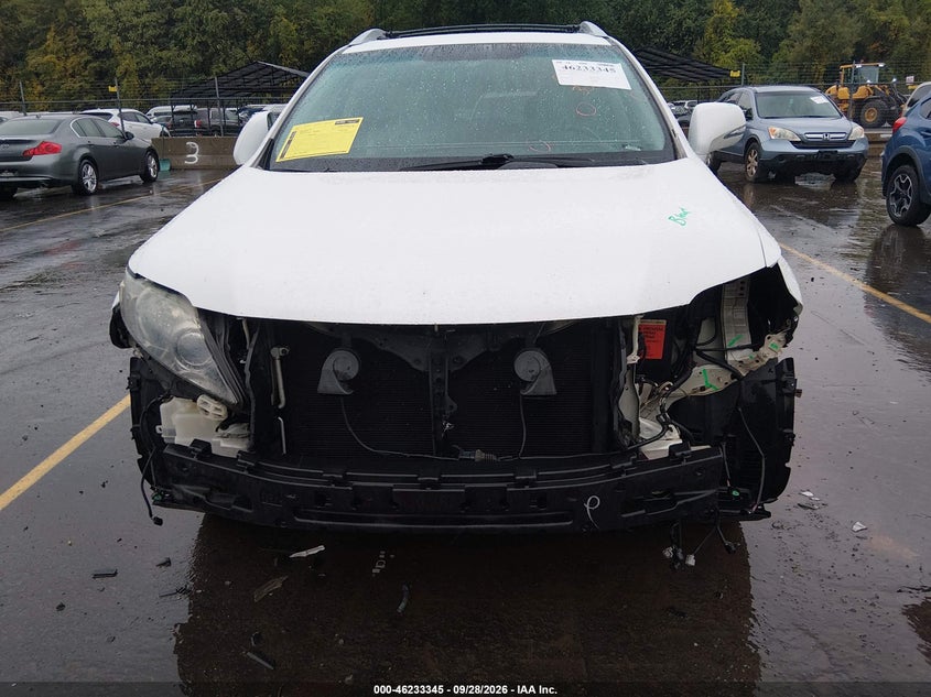 LEXUS RX 350 2012 VIN 2T2BK1BA8CC138910