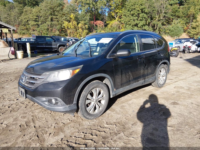 Vin: jhlrm4h70cc003295, lot: 46733342, honda cr-v ex-l 20122