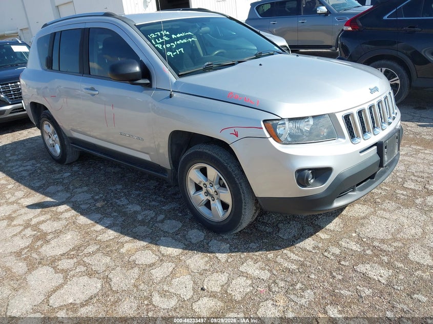 Vin: 1c4njcba7ed573018, lot: 46733491, jeep compass sport 20141