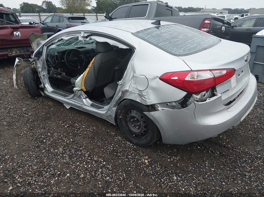 Vin: knafk4a60f5337811, lot: 46733534, kia forte lx 20153