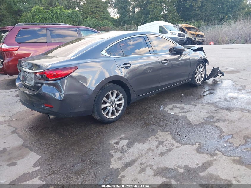 Vin: jm1gj1u56g1426206, lot: 46733628, mazda mazda6 i sport 20164