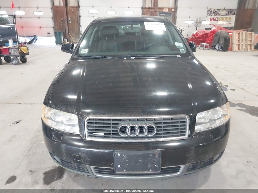 AUDI A4 2002 VIN WAULC68EX2A173347