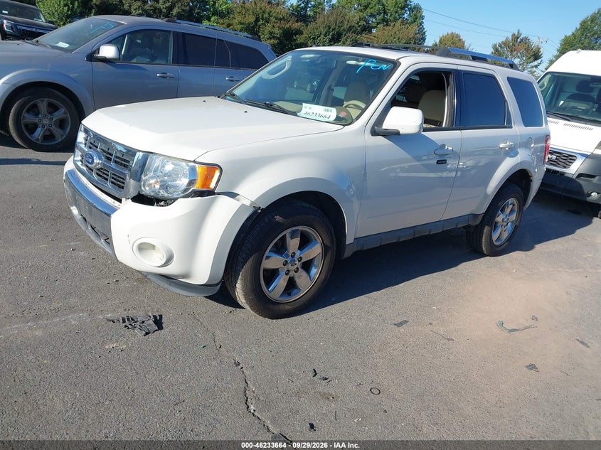 Vin: 1fmcu0e73akc87813, lot: 46733658, ford escape limited 20102
