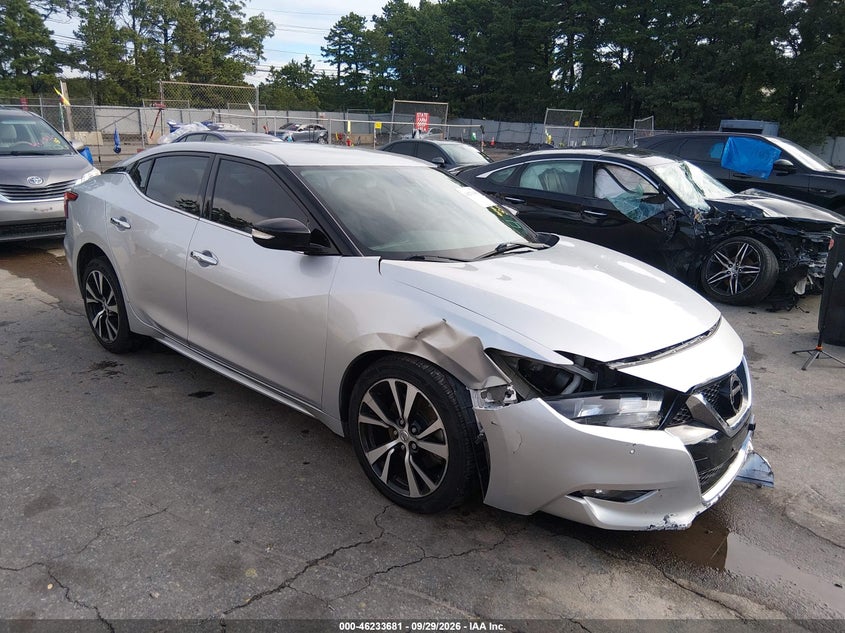 Vin: 1n4aa6ap2jc360442, lot: 46733675, nissan maxima 3.5 sv 20181