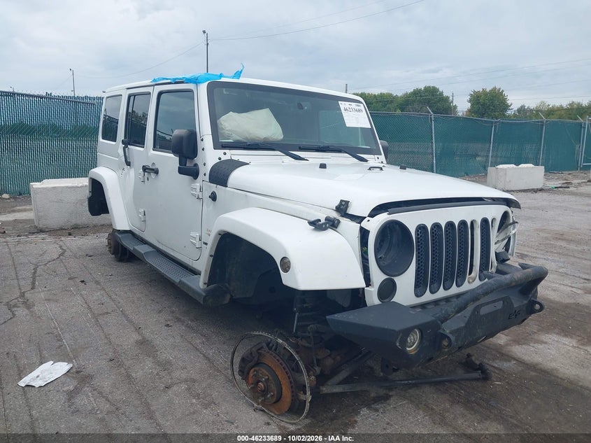 2015 Jeep Wrangler Unlimited Sahara, Перёд, IAAI, VIN 1C4BJWEG9FL526505
