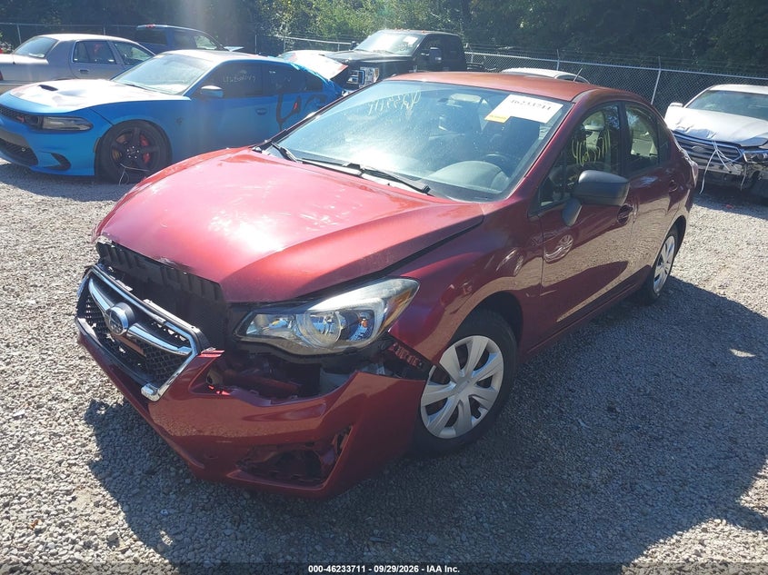2016 Subaru Impreza 2.0I, Удар спереди, IAAI, VIN JF1GJAA66GH006486 — фото 2