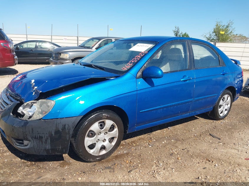 KIA SPECTRA 2009 VIN KNAFE221595620918