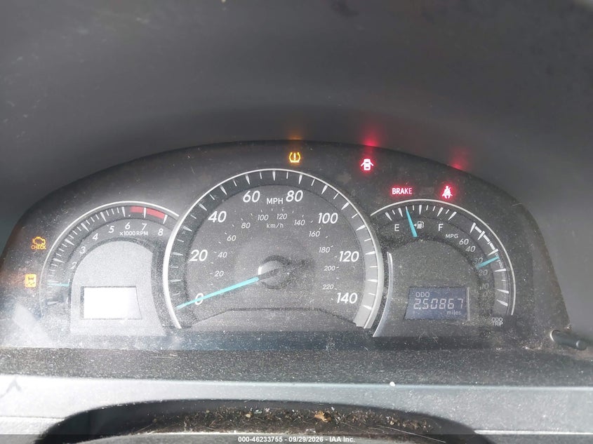 TOYOTA CAMRY 2012 VIN 4T4BF1FK3CR158241
