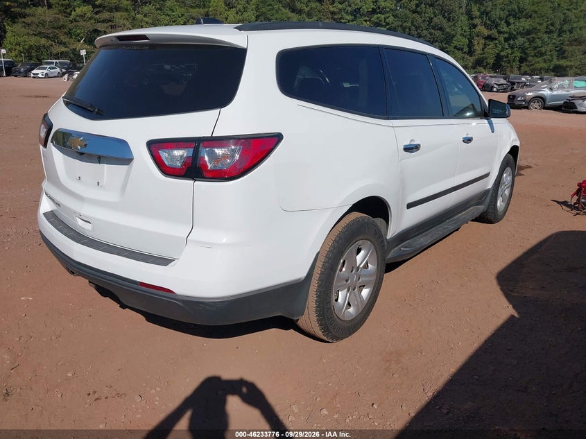 Vin: 1gnkvfed4hj313686, lot: 46733770, chevrolet traverse ls 20174