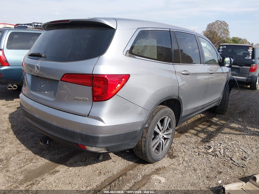 HONDA PILOT 2017 VIN 5FNYF6H50HB033596