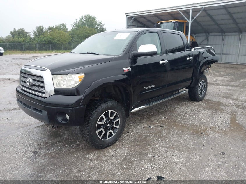 2008 Toyota Tundra 4Wd Truck Ltd, Левый зад, IAAI, VIN 5TFDV58108X058710 — фото 2