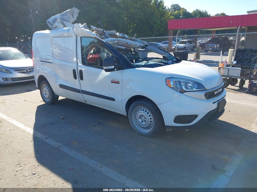 Vin: zfbhrfab0n6y70057, lot: 46733856, ram promaster city cargo van 2022 img_1