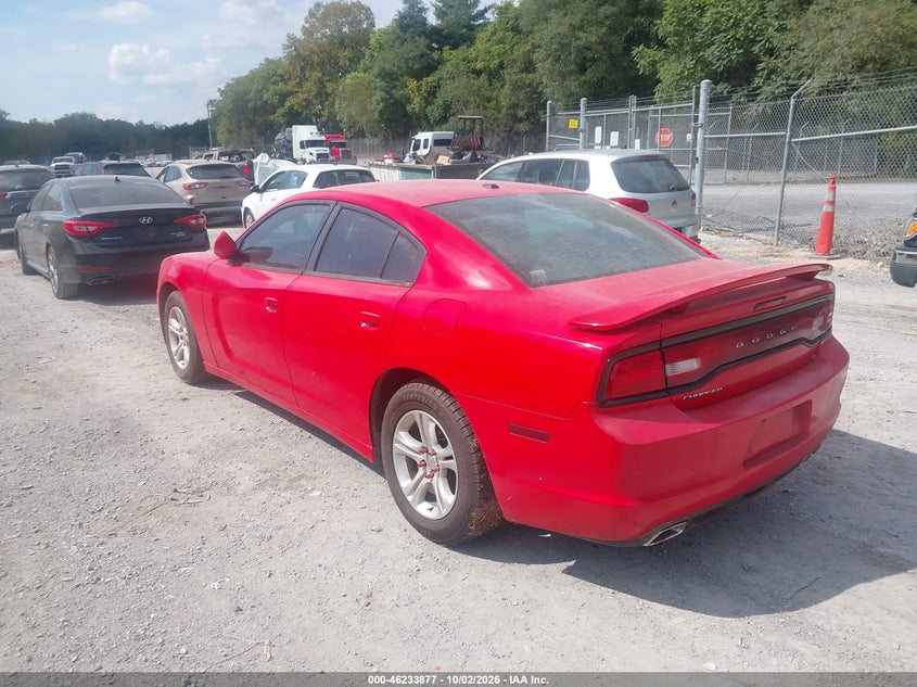 Vin: 2c3cdxbgxeh337819, lot: 46733871, dodge charger se 20143