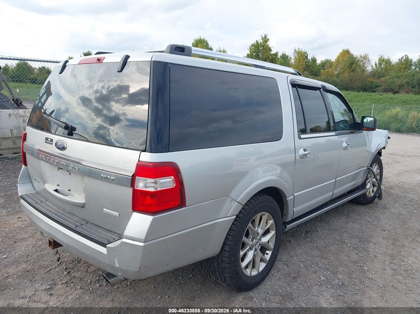 Vin: 1fmjk2at6gef47141, lot: 46733880, ford expedition max limited 20164