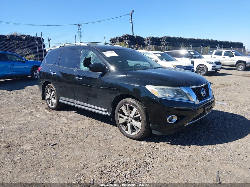 Vin: 5n1ar2mm9dc668978, lot: 46733886, nissan pathfinder platinum 20131