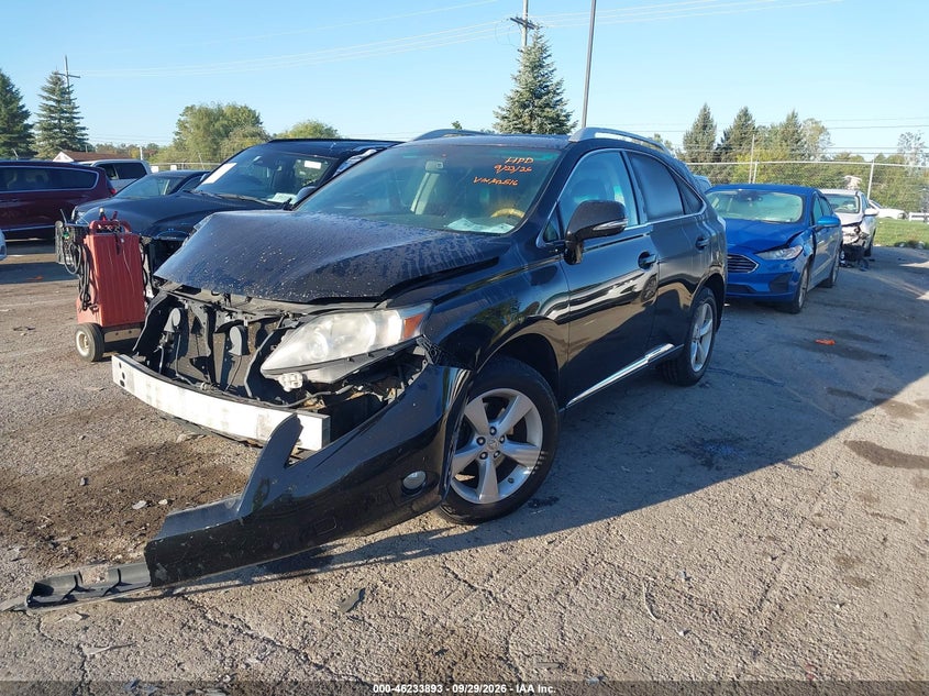 2012 Lexus Rx 350, Front End, IAAI, VIN 2T2BK1BA2CC142516 — photo 2