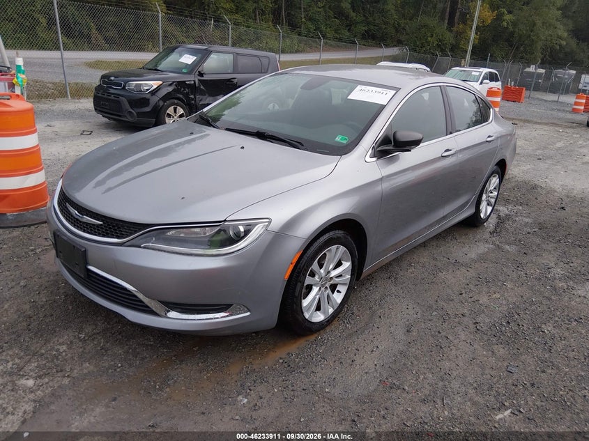 2016 Chrysler 200 Limited, Удар сзади, IAAI, VIN 1C3CCCAB9GN121665 — фото 2