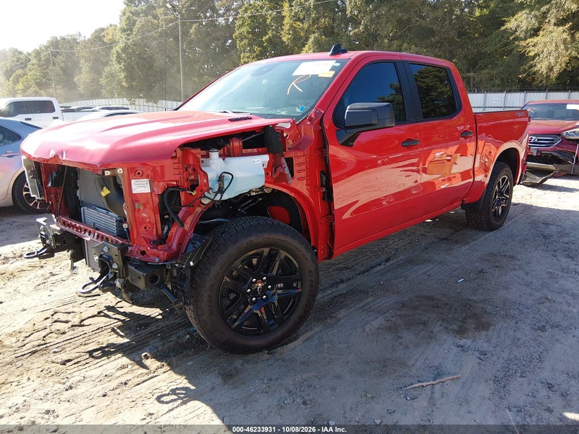Vin: 1gcpkbek7tz112177, lot: 46733925, chevrolet silverado 1500 4wd  short bed custom 20262