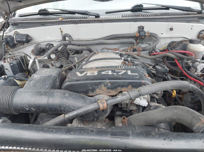 TOYOTA SEQUOIA 2001 VIN 5TDBT48A91S057042