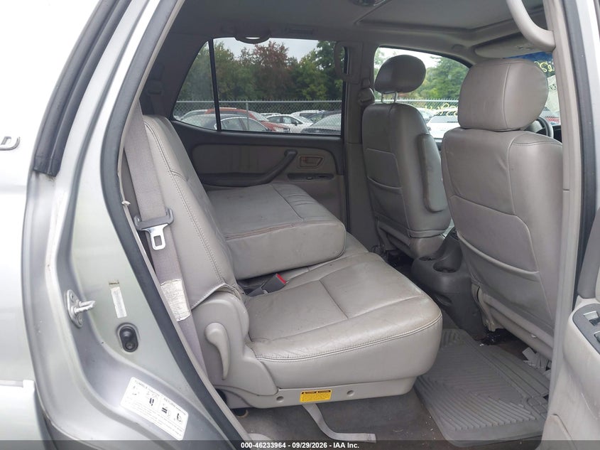 TOYOTA SEQUOIA 2001 VIN 5TDBT48A91S057042