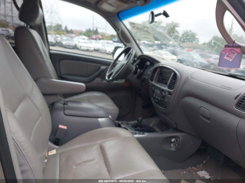 TOYOTA SEQUOIA 2001 VIN 5TDBT48A31S046487