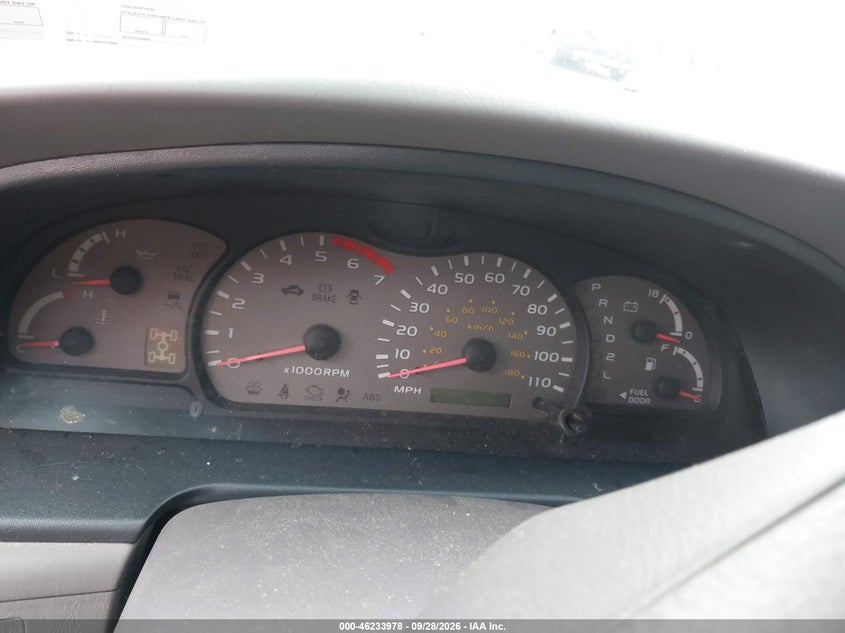 TOYOTA SEQUOIA 2001 VIN 5TDBT48A31S046487