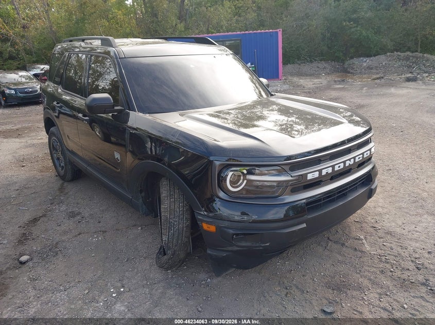 Vin: 3fmcr9b64prd73668, lot: 46734057, ford bronco sport big bend 20231