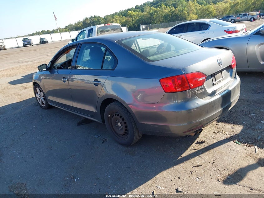 Vin: 3vwdp7aj1cm366786, lot: 46734086, volkswagen jetta 2.5l se 20123