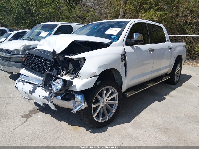 2008 Toyota Tundra Sr5 5.7L V8, Normal Wear & Tear, IAAI, VIN 5TFEV54188X059405 — photo 2