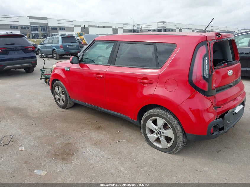 Vin: kndjn2a21k7671155, lot: 46734159, kia soul 20193