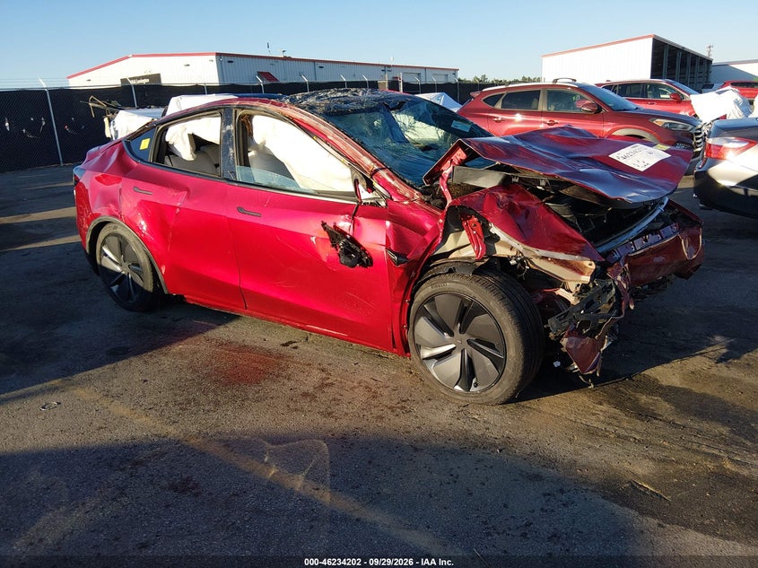 Vin: 7saygded4ta765459, lot: 46734196, tesla model y premium rear-wheel drive/rear-wheel drive 20261