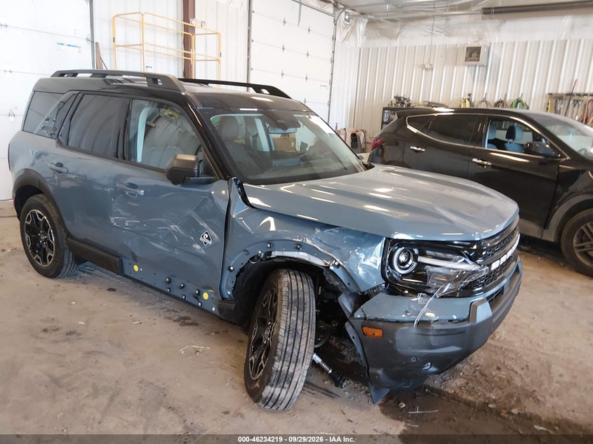 Vin: 3fmcr9cn2trf02765, lot: 46734213, ford bronco sport outer banks 20261