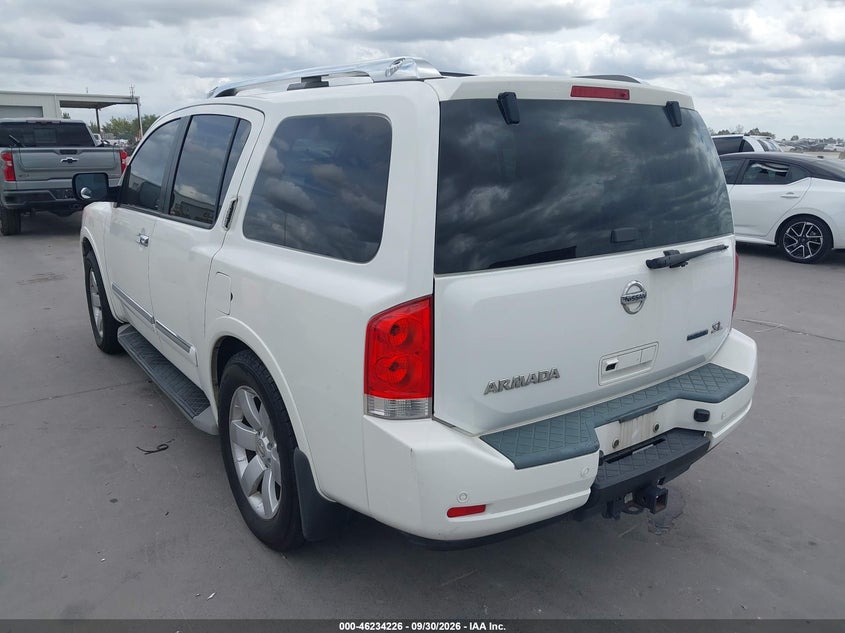 Vin: 5n1ba0ndxcn602909, lot: 46734220, nissan armada sl 20123