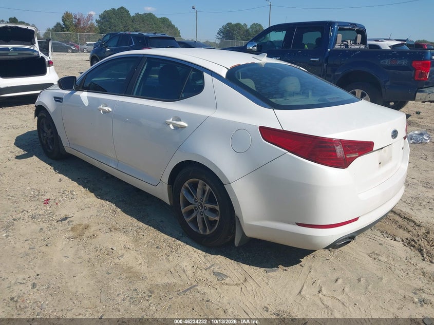 Vin: knagm4a72b5182194, lot: 46734226, kia optima lx 20113