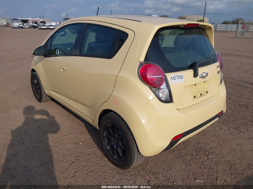 Vin: kl8cb6s97dc556745, lot: 46734237, chevrolet spark ls auto 20133
