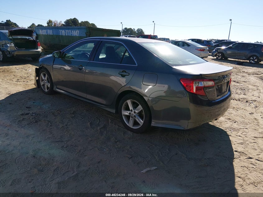 Vin: 4t1bf1fk8du713664, lot: 46734240, toyota camry se 20133